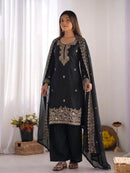 NSR 893 E Black Embroidered Salwar Suits