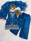 KR 1017 Nazakat Blue Ethnic Wear Set