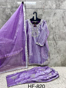 Hoor Tex HF 820 C Sky Blue Heavy Jimmy Choo Salwar Suit
