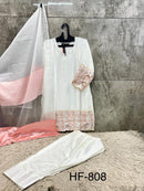 Hoor Tex HF 808 Heavy Malai Satin Farshi Salwar Suits