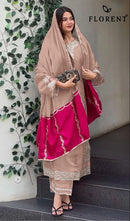Florent 1062 C Pure Zimmi Choo With Embroidery Work Pakistani Suits
