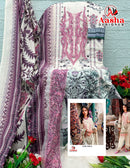 Aasha 1220 Pure Cotton Print With Exclusive Patch Work Pakistani Suits