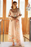 Alif 235 Pure Cotton With Heavy Embroidery Work Pakistani Suits