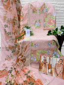 Alif 235 Pure Cotton With Heavy Embroidery Work Pakistani Suits