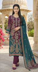 Shree Fab KT 369 B Pure Viscous Maslin Digital Printed Pakistani Suits