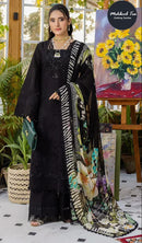 Mehboob Tex 1776 Black Embroidered Pakistani Suit