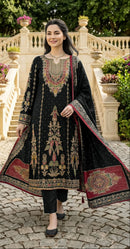 Shree Fabs KT 356 B Pure Maslin Aari Work Pakistani Suit