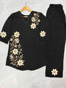 DIVA 161 A Ethnic Black Embroidered Co Ord Set