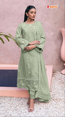 Rosemeen Fepic C 1820 B Designer Sage Green Embroidered Pakistani Suit