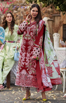 Saniya Trendz 7191 B Designer Maroon Embroidered Work Pakistani Suit