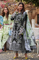 Saniya Trendz 7191 C Luxury Black & Grey Printed Pakistani Suit