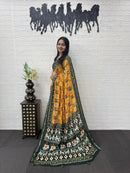 SF 2354 C Heavy Real Mirror Hand Work Saree