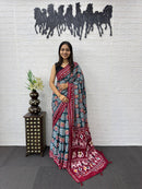 SF 2354 D Heavy Real Mirror Hand Work Saree
