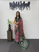 SF 2354 A Heavy Real Mirror Hand Work Saree