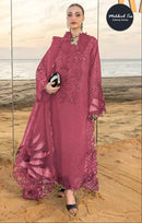 Mehbool Tex 2015 A Designer Dusty Pink Embroidered Work Pakistani Suit