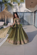 LW 7161 A Attractive Multi Thread Embroidery Work Lehenga