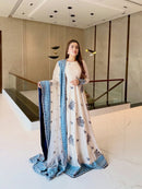 AD 231  Heavy Georgette  Sequence Embroidery Work Gown