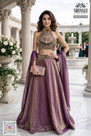 Shivali SMJ9/61045 Designer Mauve Purple Lehenga