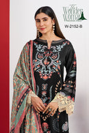 Wonder Woman W 2152 B Black Printed Pakistani Suit