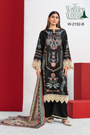 Wonder Woman W 2152 B Black Printed Pakistani Suit
