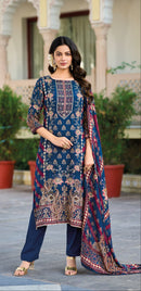 Shree Fabs KT 118 A Pure Viscous Maslin Digital Printed Pakistani Suit