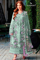 Florent 1072 C Maslin Cotton Digital Printed Pakistani Suit