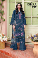 Johra Tex JT 195 D Cotton Heavy Embroidery Work Pakistani Suit