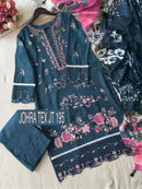 Johra Tex JT 195 D Cotton Heavy Embroidery Work Pakistani Suit