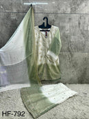 Hoor Tex  HF 792 D Designer Shaded Embroidered Work Pakistani Suit