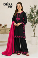 Johra Tex JT 201 B Designer Reyon Embroidery Work Pakistani Suit