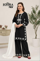 Johra Tex JT 201 Designer Reyon Embroidery Work Pakistani Suit