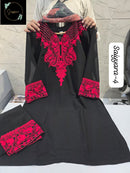 Sapphire Saiyyara 4 Black and Pink Embroidered Work Pakistani Suit