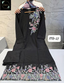Sapphire Mb 27 B Black Georgette Pakistani Suit