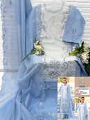 Hazra HD 60 A Designer Chikankari Embroidery Work Pakistani Suit