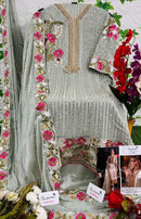 Serine S 115 F Fox Georgette Embroidered Work Pakistani Suit