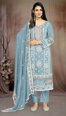 Rosemeen Fepic 5436 C Premium Georgette Embroidered Work Pakistani Suit