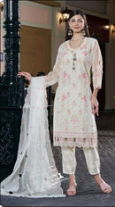 Rosemeen Fepic C 1831 Heavy Organza Embroidered Work Pakistani Suit