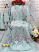 Rosemeen Fepic C 1831 D Heavy Organza Embroidered Work Pakistani Suit