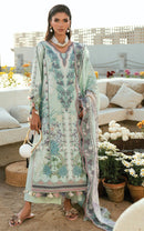 Alzohaib AZ 1521 Designer Pure Cotton Patch Work Pakistani Suit