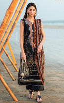 Alzohaib AZ 1524 Designer Pure Cotton Patch Work Pakistani Suit