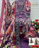 Alzohaib AZ 1525 Designer Pure Cotton Patch Work Pakistani Suit