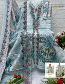 Alzohaib AZ 1521 Designer Pure Cotton Patch Work Pakistani Suit