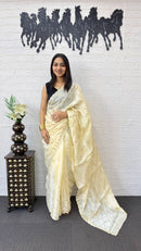 SF 2273 OWT Premium Fendy Fabric Embroidery Work Saree