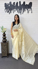 SF 2273 OWT Premium Fendy Fabric Embroidery Work Saree