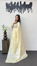 SF 2273 OWT Premium Fendy Fabric Embroidery Work Saree