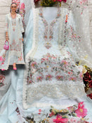 Rosemeen Fepic 1962 B Premium Organza Embroidered Work Pakistani Suit