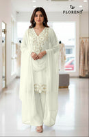 Florent 1086 A Georgette  Sequence Embroidery Work Pakistani Suit