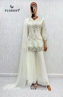 Florent 1086 A Georgette  Sequence Embroidery Work Pakistani Suit