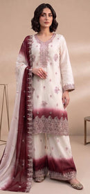 Hoor Tex 854 D Designer Simmar Pading Shaded Pakistani Suit