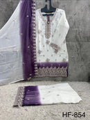 Hoor Tex 854 A Designer Simmar Pading Shaded Pakistani Suit